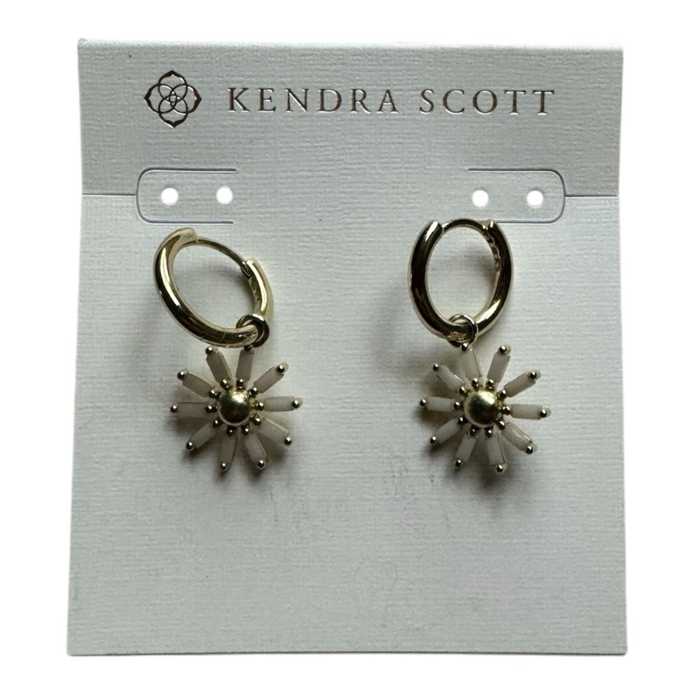 Kendra Scott Madison Convertible Flower Hoop Earrings